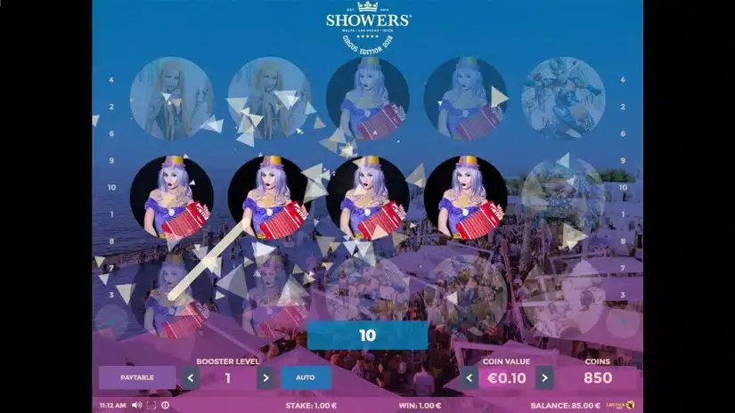 Showers: Circus Edition 2018 slot screenshot 2