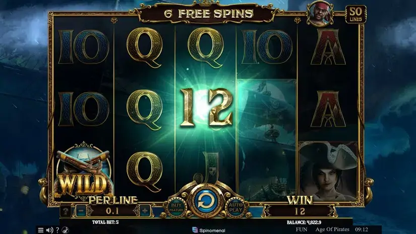 Age Of Pirates slot screenshot 5