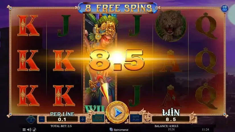 Aztec Spell Forgotten Empire slot screenshot 4