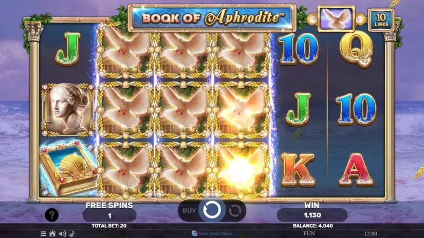 Book Of Aphrodite slot screenshot 7