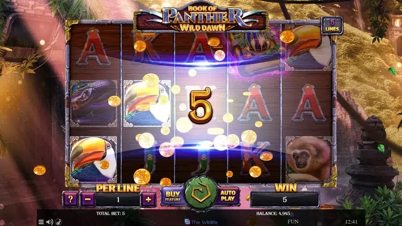Book Of Panther Wild Dawn slot screenshot 2