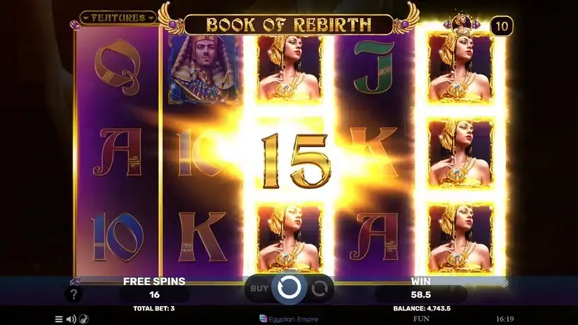 Book Of Rebirth slot screenshot 4