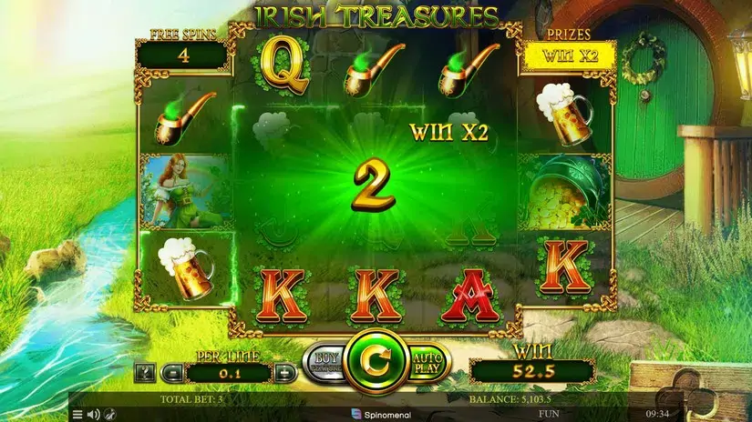 Irish Treasures slot screenshot 5