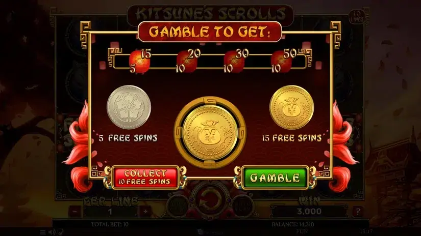 Kitsune’s Scrolls Sacred Flames slot screenshot 6