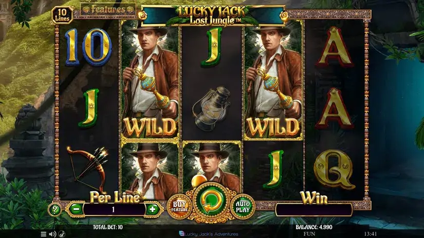Lucky Jack Lost Jungle slot screenshot 3