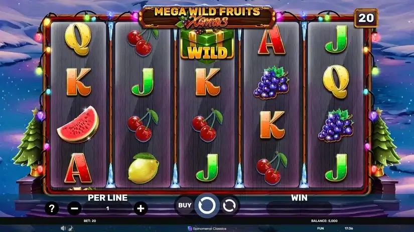 Mega Wild Fruits – Xmas slot screenshot 1