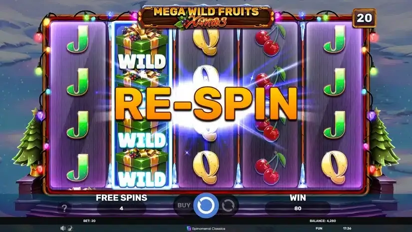 Mega Wild Fruits – Xmas slot screenshot 4