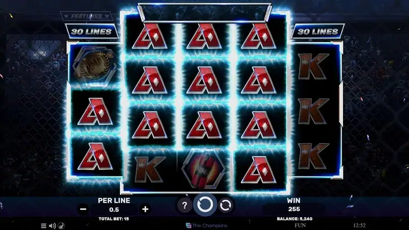 MMA Champions slot screenshot 2