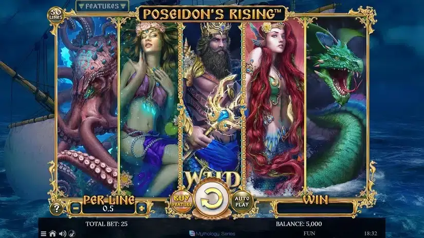 Poseidon’s Rising slot screenshot 1