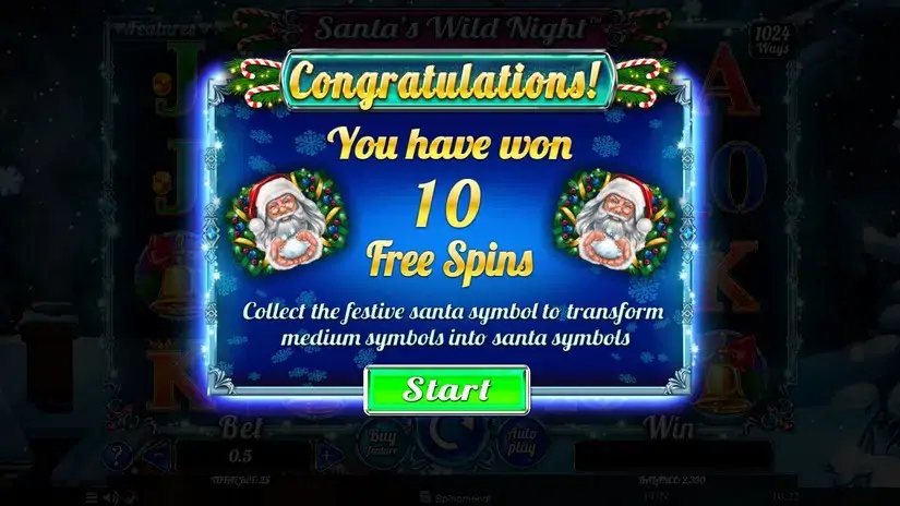 Santas Wild Night slot screenshot 3
