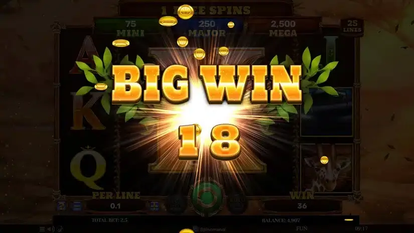 Savannah’s Queen slot screenshot 5