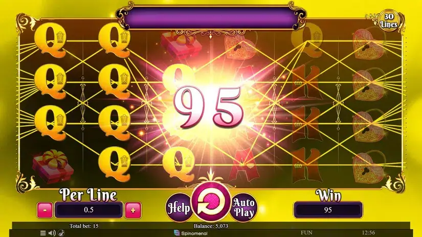 Valentine Collection 30 Lines slot screenshot 3