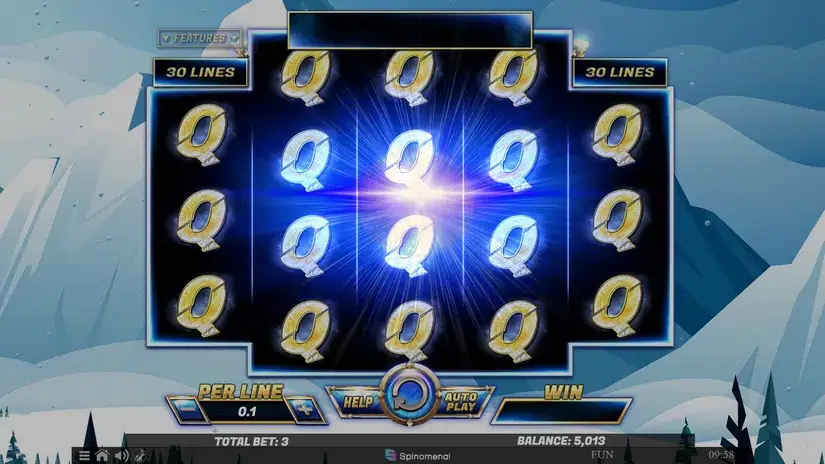 Winter’s Gold slot screenshot 3