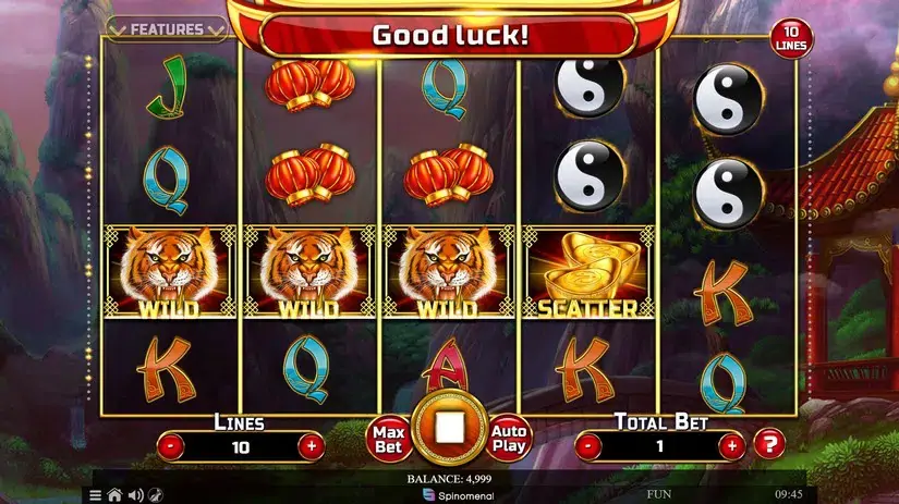 Year of the Tiger slot screenshot 1