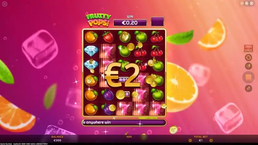 Fruity Pops slot screenshot 4