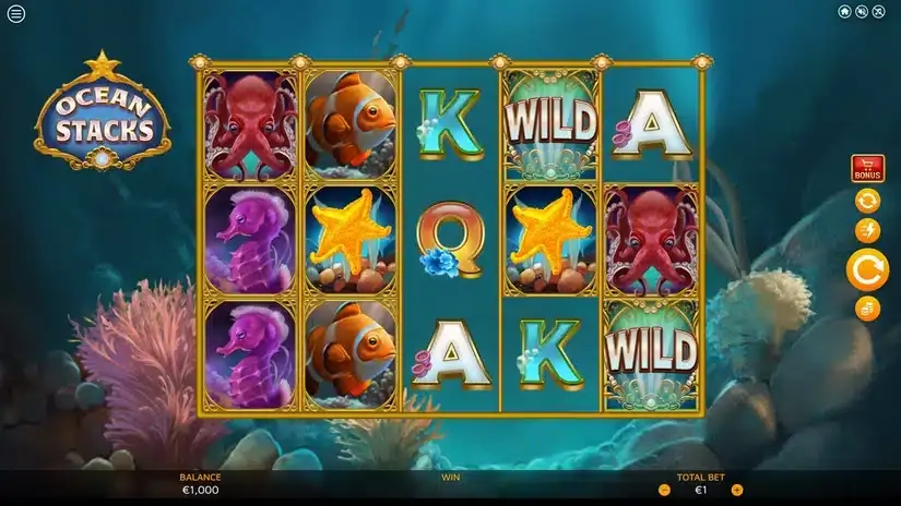 Ocean Stacks slot screenshot 1