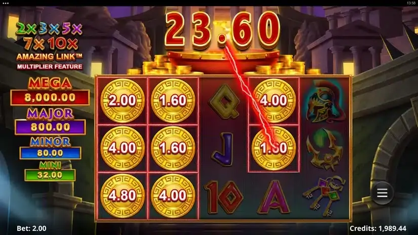 Amazing Link Hades slot screenshot 