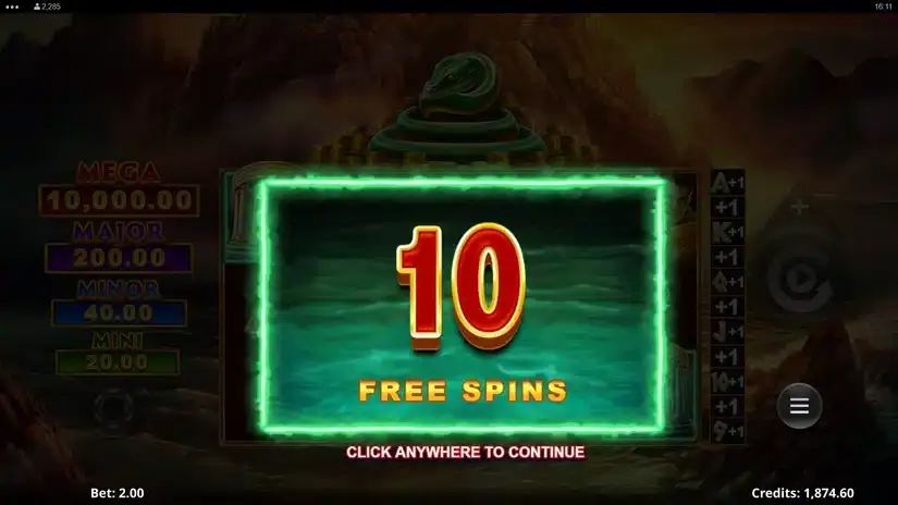 Amazing Link Medusa slot screenshot 3