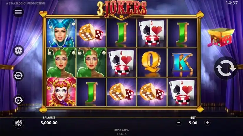 3 Jokers slot screenshot 