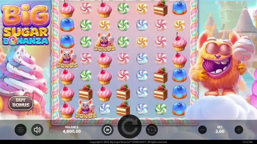 Big Sugar Bonanza slot screenshot 2