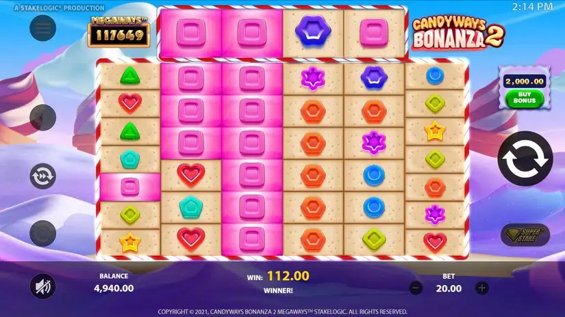 Candyways Bonanza 2 Megaways slot screenshot 2