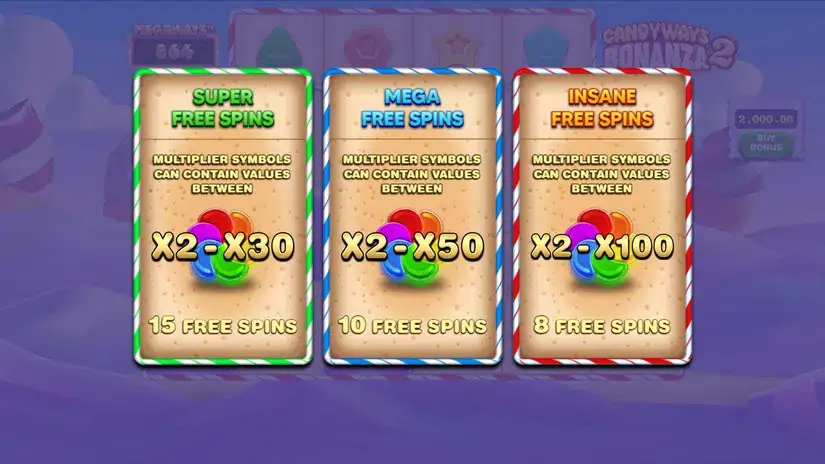 Candyways Bonanza 2 Megaways slot screenshot 4