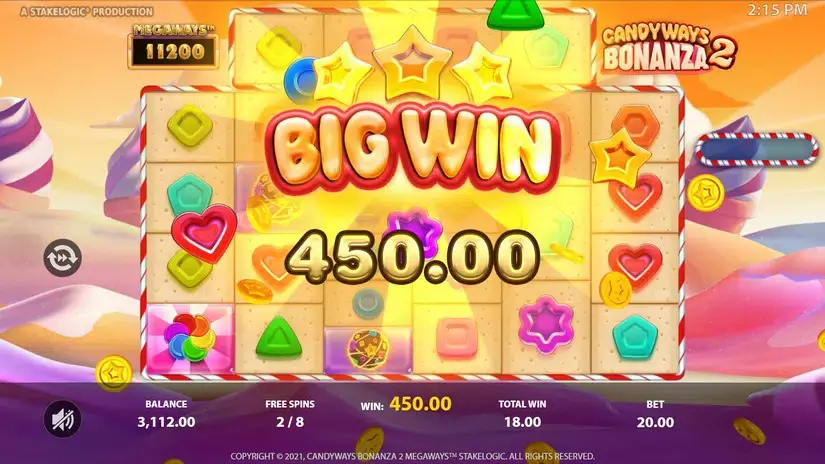 Candyways Bonanza 2 Megaways slot screenshot 