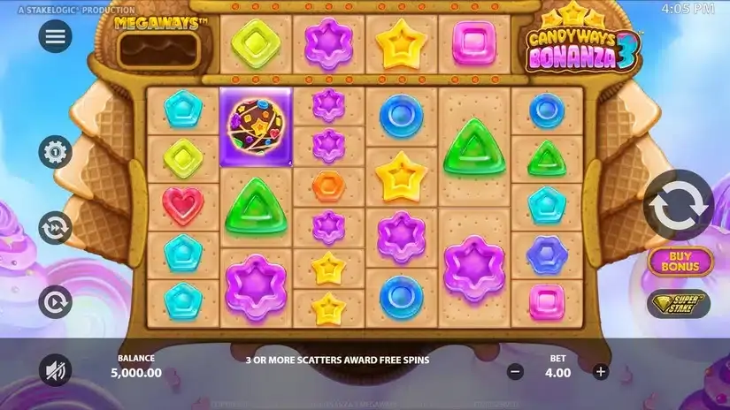 Candyways Bonanza 3 Megaways slot screenshot 1