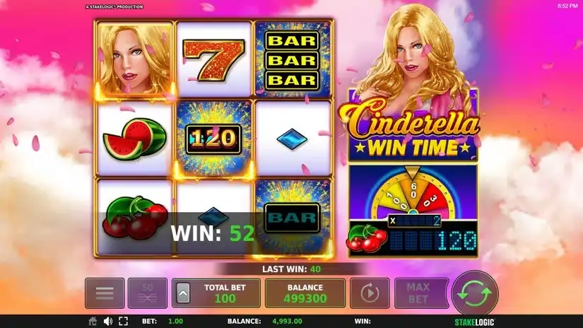 Cinderella Wintime slot screenshot 4