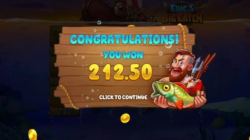 Eric’s Big Catch slot screenshot 6