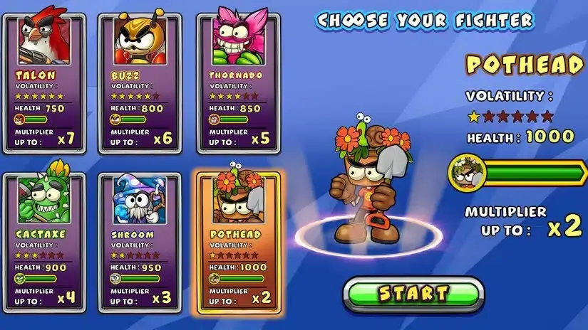 Garden Gladiators slot screenshot 4