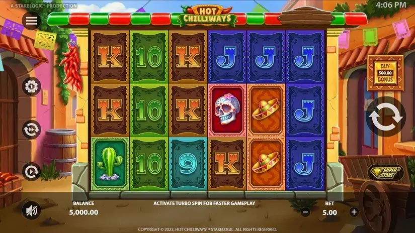 Hot Chilliways slot screenshot 