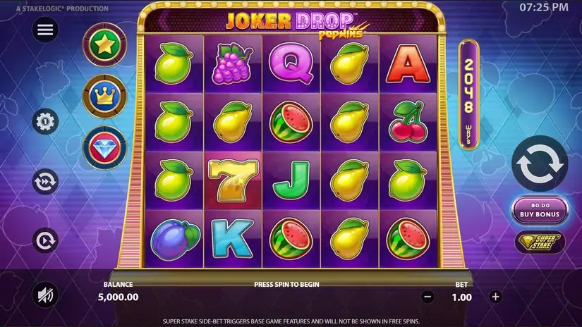 Joker Drop slot screenshot 2