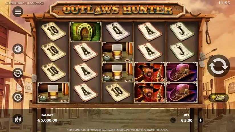 Outlaws Hunter slot screenshot 1