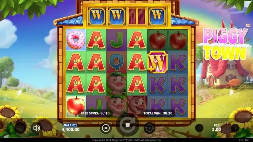 Piggy Town slot screenshot 5