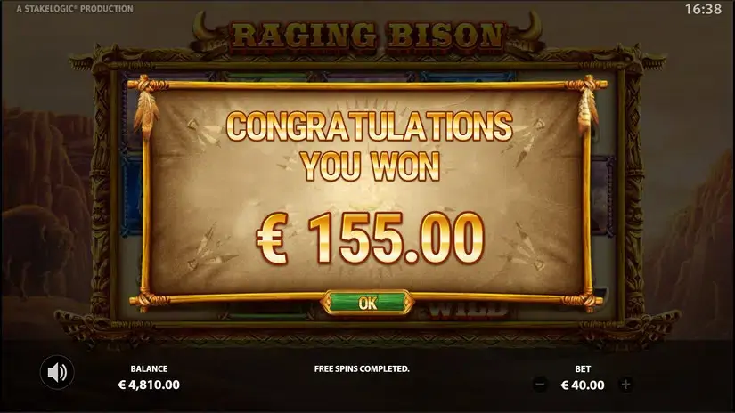 Raging Bison slot screenshot 5