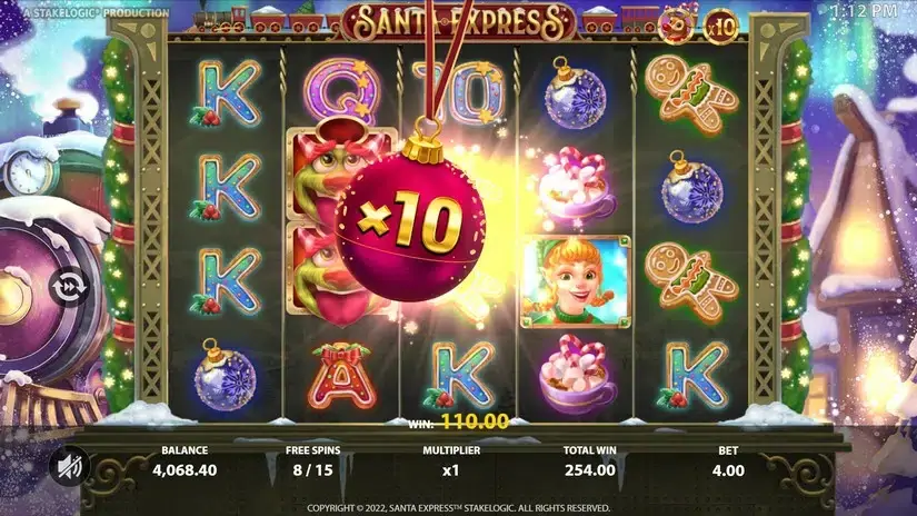 Santa Express slot screenshot 6