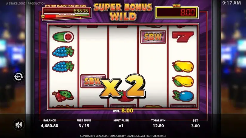 Super Bonus Wild slot screenshot 5