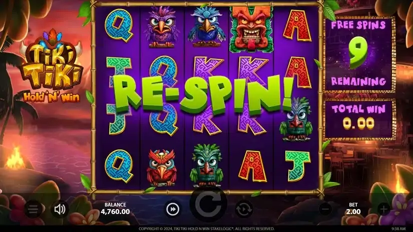 Tiki Tiki Hold ‘n’ Win slot screenshot 5
