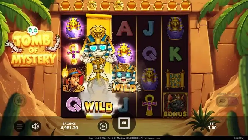 Tomb of Mystery slot screenshot 3