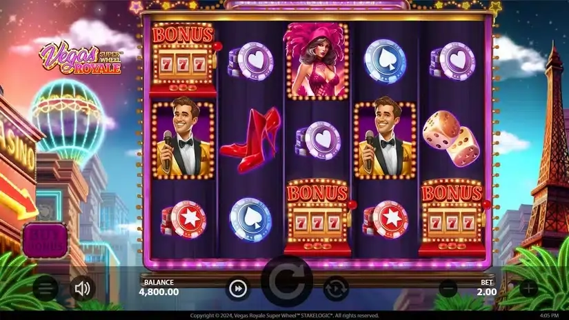 Vegas Royale Super Wheel slot screenshot 2