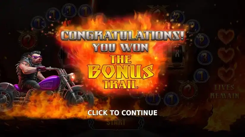 Wild Hogs slot screenshot 2