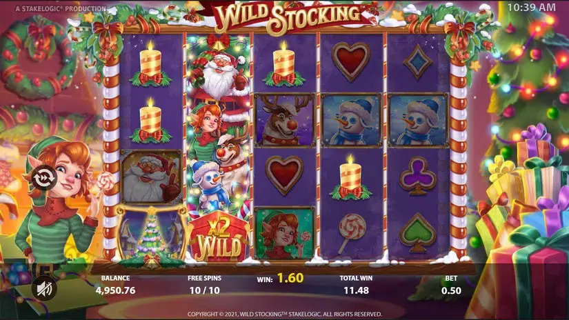 Wild Stocking slot screenshot 7