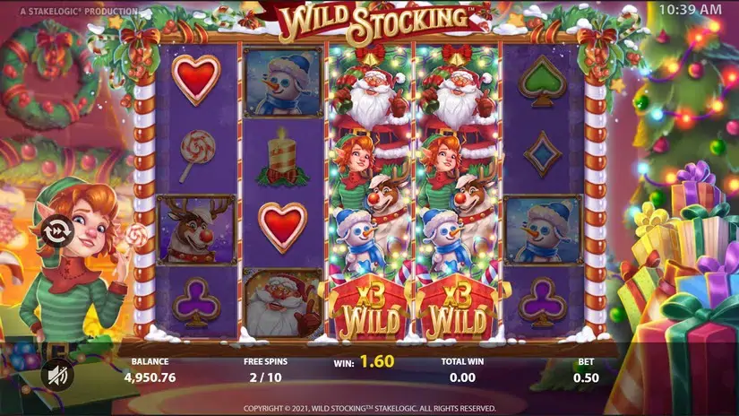 Wild Stocking slot screenshot 6