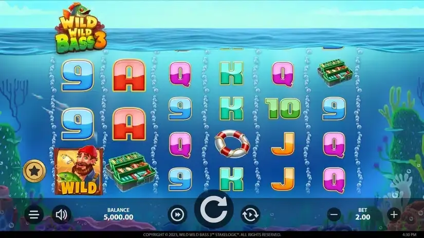 Wild Wild Bass 3 slot screenshot 1