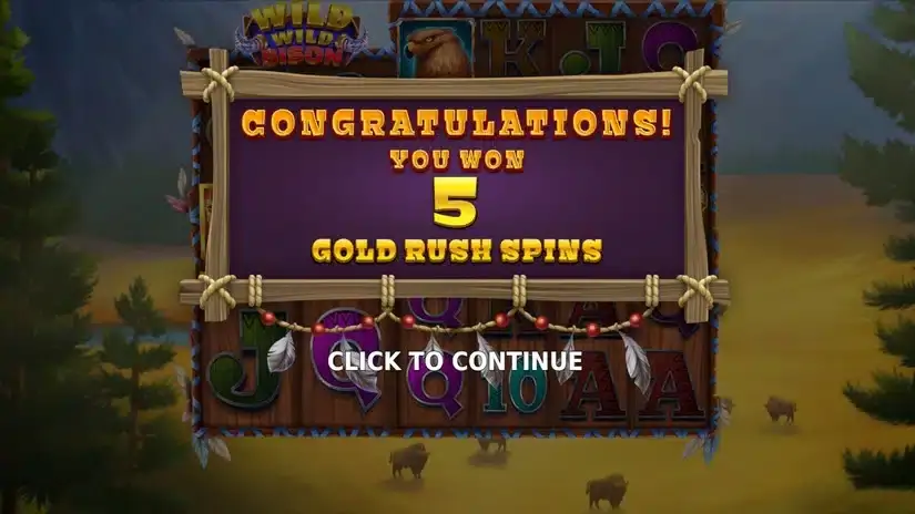 Wild Wild Bison slot screenshot 3