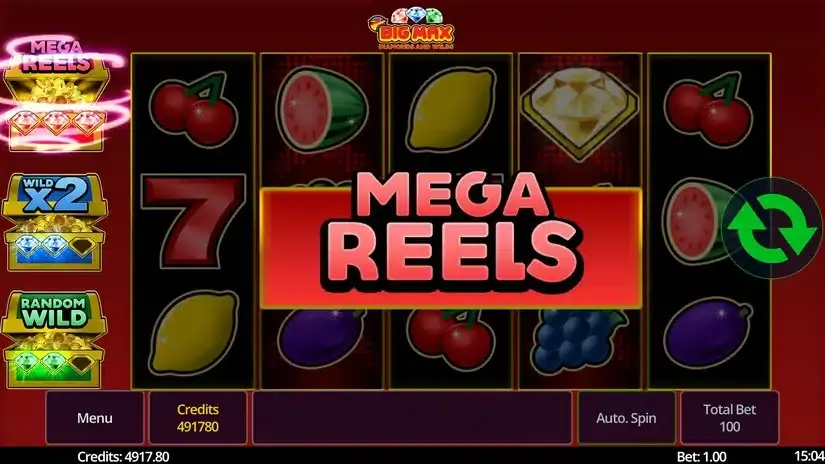 Big Max Diamonds and Wilds slot screenshot 6