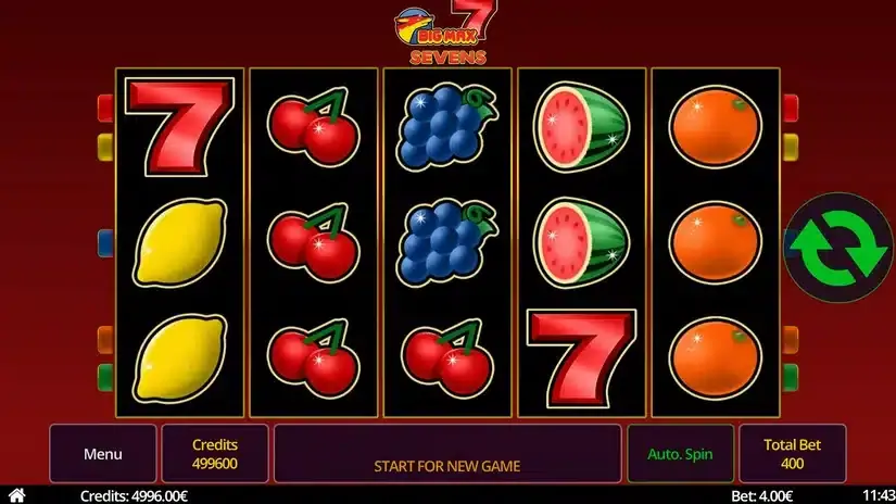 Big Max Sevens slot screenshot 1
