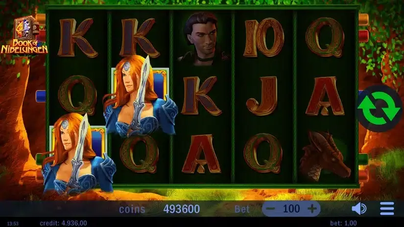 Book of Nibelungen slot screenshot 