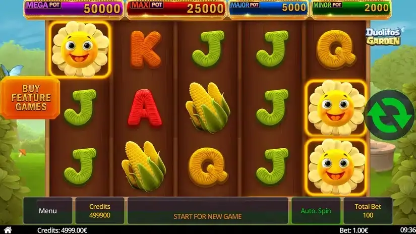 Duolitos Garden slot screenshot 1